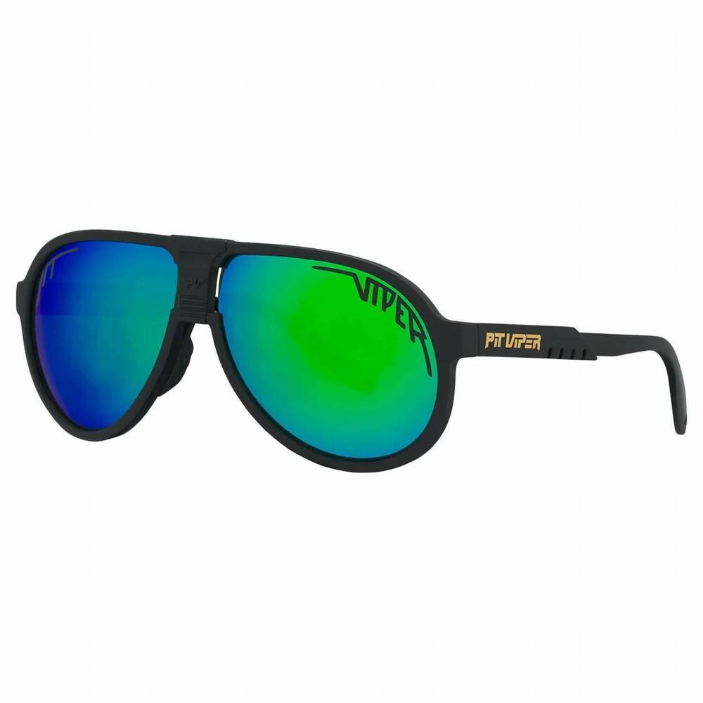 NEW PIT VIPER unisex - jethawk polarized sunglasses in blue/green